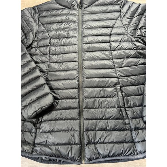 Natural Reflections Black Puffer Jacket XLC Mens Polyester & Nylon U3 - Picture 2 of 5